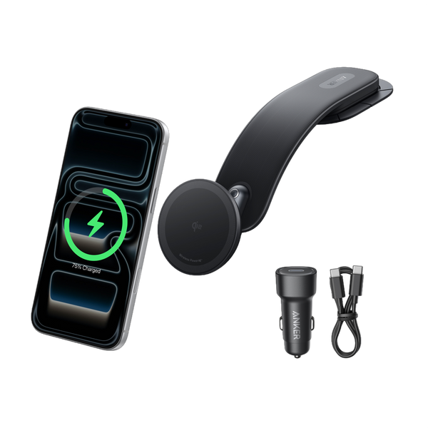 Anker Nano Wireless Car Charger (Magnetic, Detachable Pad)