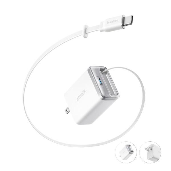 Anker Nano Charger (35W, Built-In Retractable USB-C Cable)