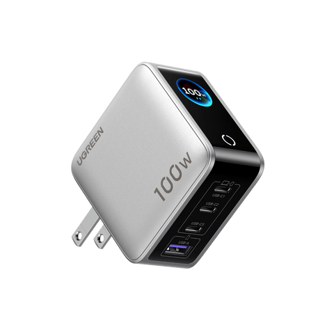 UGREEN Nexode Pro 100W 4-Port GaN Charger with Smart Display