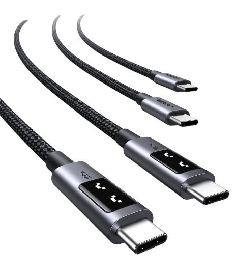 UGREEN UNO USB-C to USB-C Cable 100W, 2-Pack