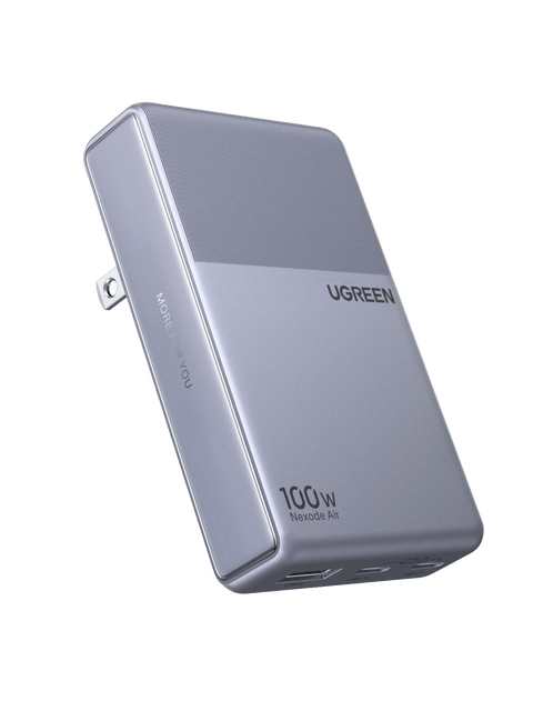 UGREEN Nexode Air Slim Charger (100W, 3-Port, Foldable Plug)