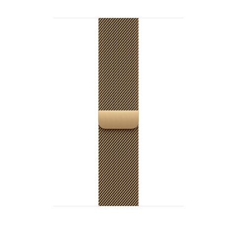 Apple 46mm Radiant Gold Milanese Loop - S/M