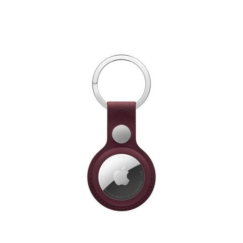 Apple AirTag FineWoven Key Ring – Burgundy