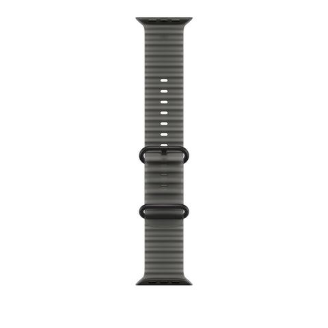 Apple 49mm Translucent Black Ocean Band - Black Titanium Finish