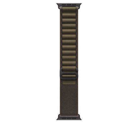 Apple 49mm Dark Olive Alpine Loop - Small - Black Titanium Finish