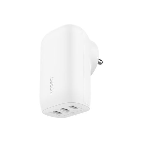 Belkin 67W (25W + 20W + 20W) 3-Port USB-C (Type C) Wall Charger/Adapter