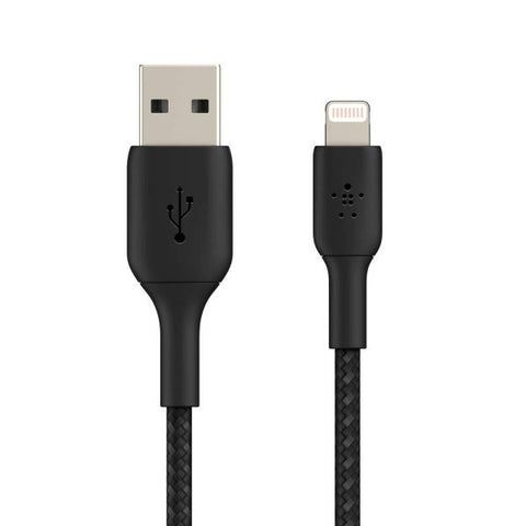 Belkin BoostCharge Braided Lightning to USB-A Cable 3.3 feet (1 meters)
