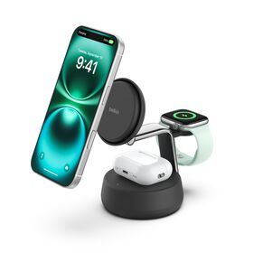 Belkin 3-in-1 Magnetic Charging Dock with Qi2 25W