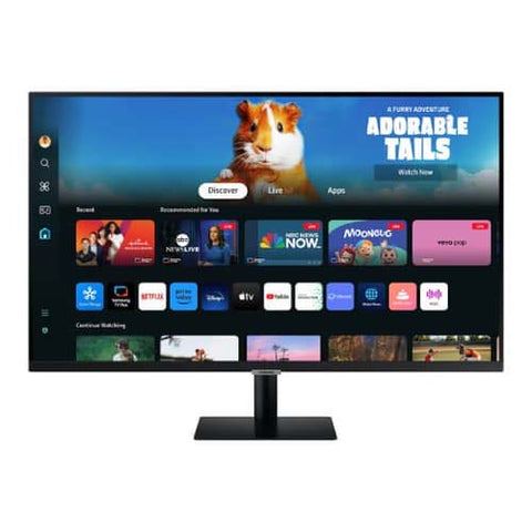 Samsung M5 32 Inch 60Hz 1920 x 1080 Resolution 4ms Response Time VA Panel Smart Gaming Monitors LS32DM500EWXXL