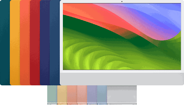 Apple iMac (24-inch, 2023, Four ports)