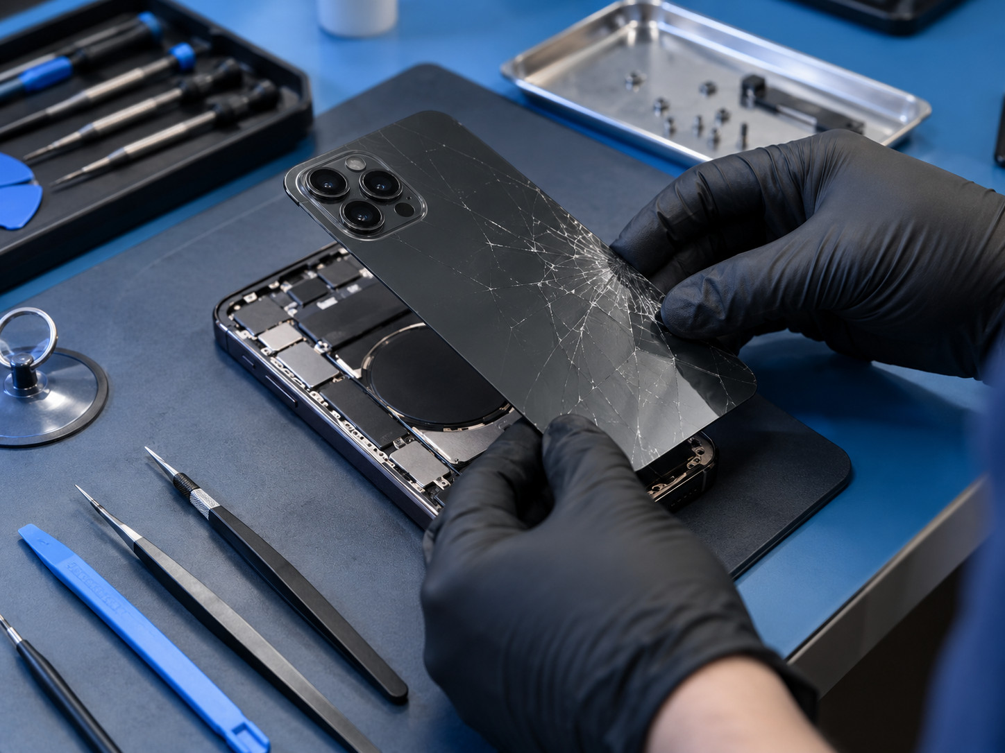 Back glass repair